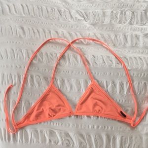 Jolyn strappy swimsuit top. Triangle cut